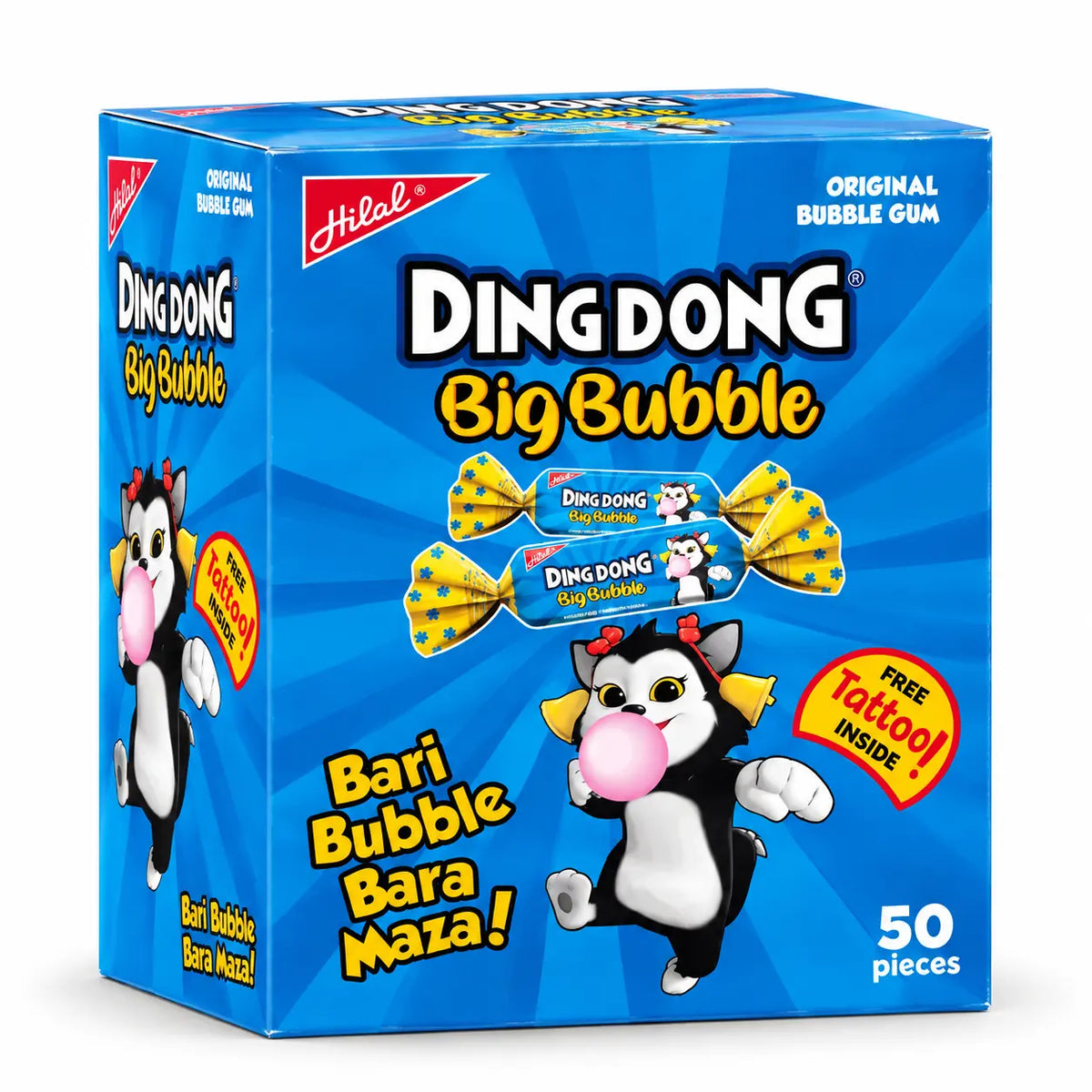 Ding Dong Big Bubble Gum – Tutti Frutti