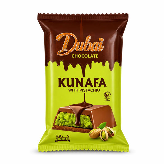 Dubai Kunafa Chocolate with Pistachio