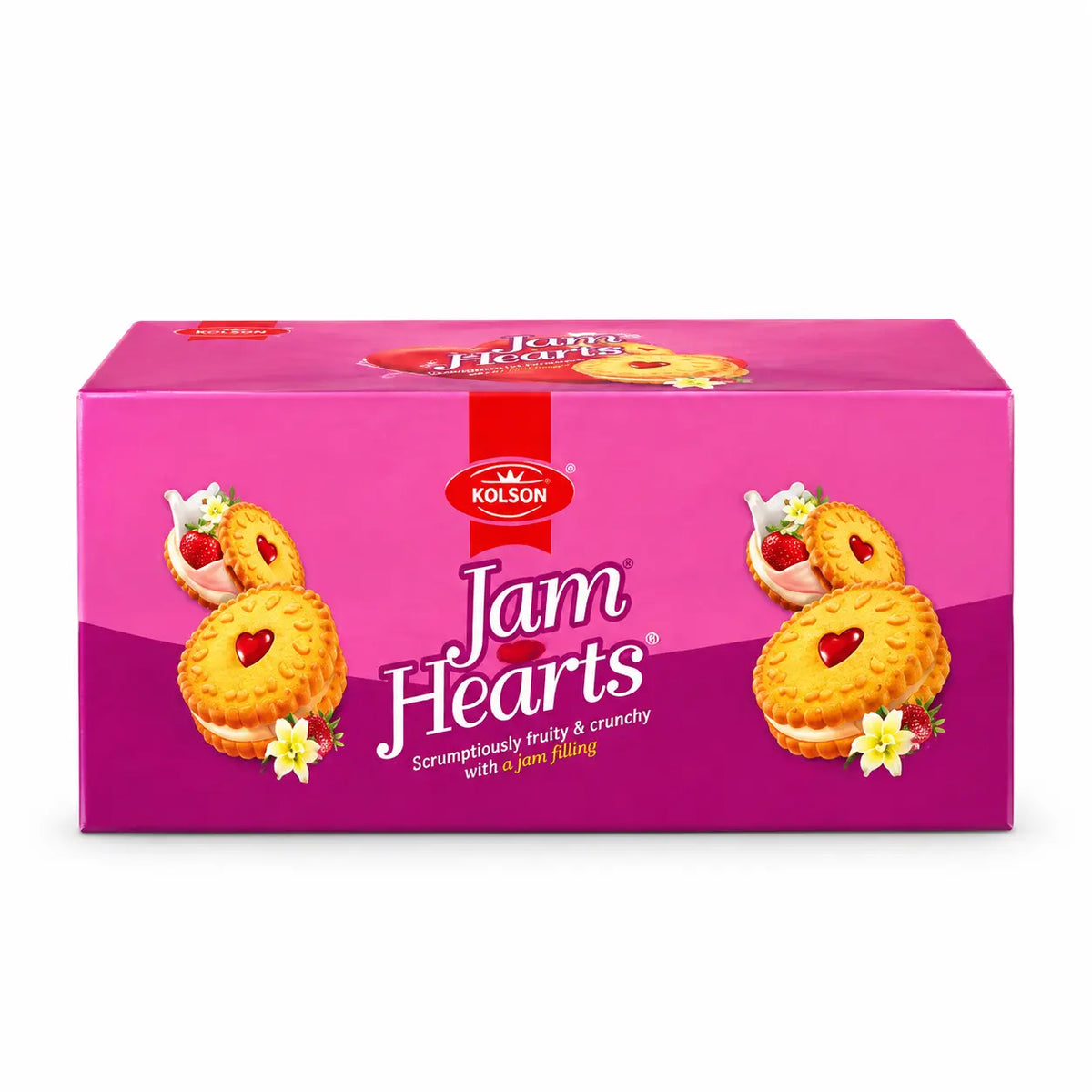 Jam Hearts Strawberry & Vanilla Biscuits